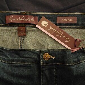 Women's Plus Size 20W Jeans Gloria Vanderbilt NWT Amanda Slimming Heritage Fit